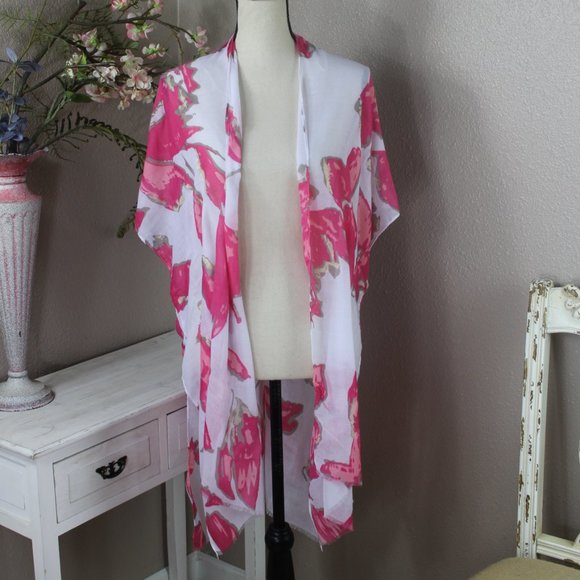Woven Heart Tops - Clearance ☀️Woven Heart Kimono Wrap NWT